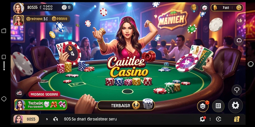 Tampilan screenshot gameplay Live Casino yang menarik dan interaktif.