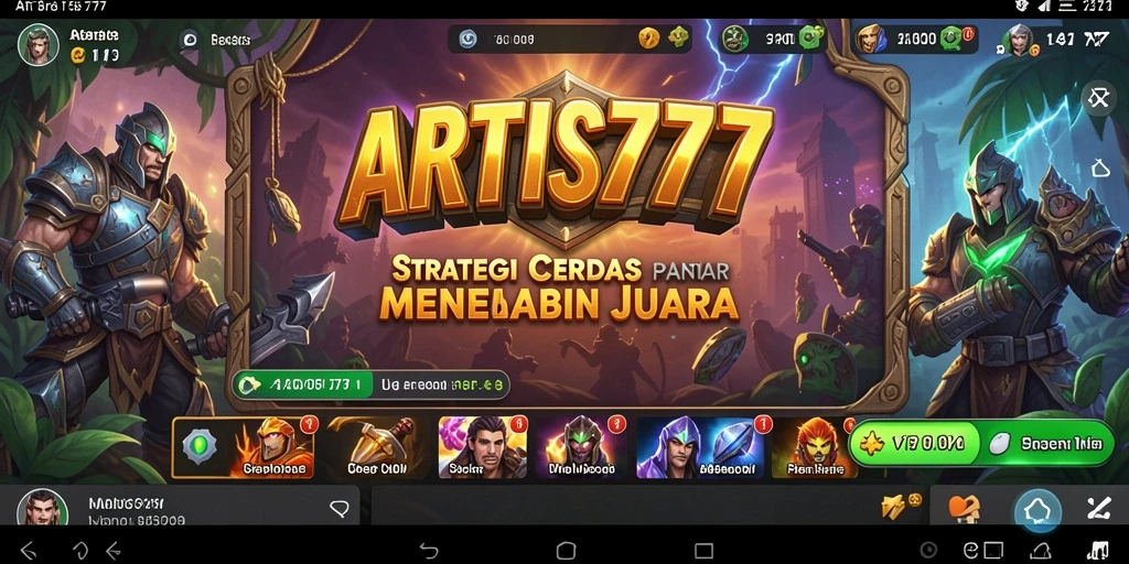 Tampilan gameplay ARTIS777 dengan strategi menawan dan mendebarkan.