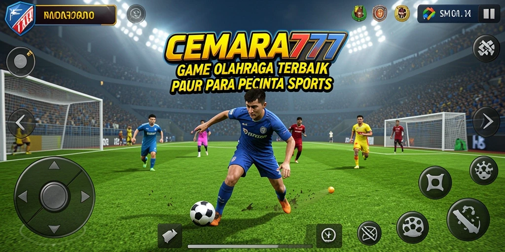 Screenshot utama CEMARA777 menampilkan gameplay seru olahraga kompetitif.