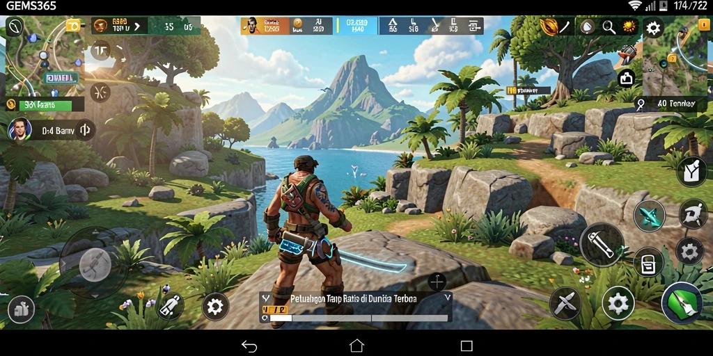 Gameplay seru di dunia terbuka GEMS365.