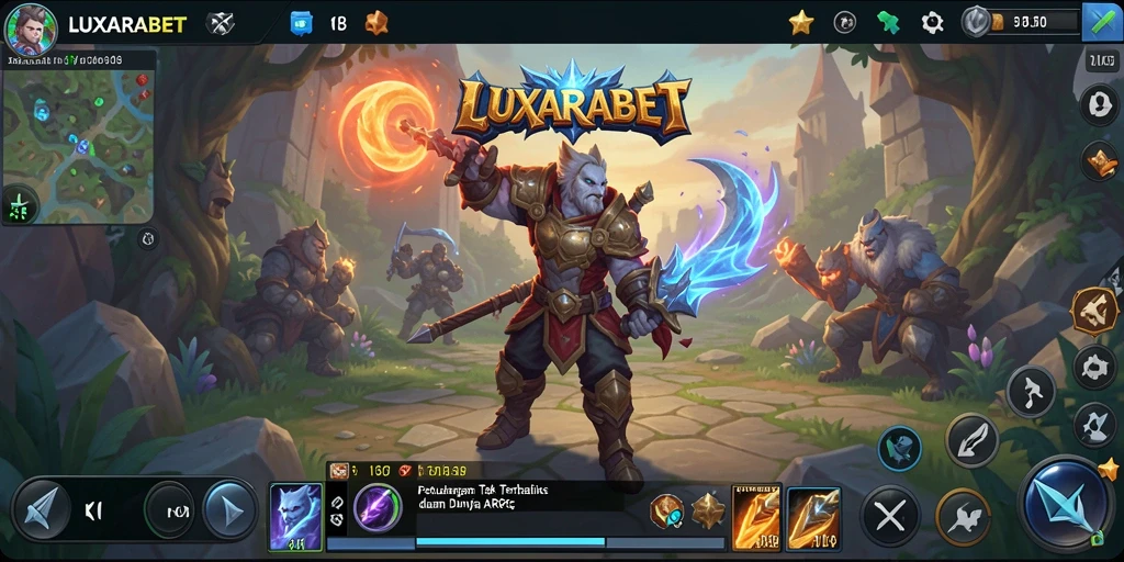 Tampilan menakjubkan dari gameplay LUXARABET yang penuh aksi.