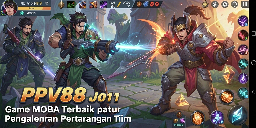 Screenshot gameplay PPV88 yang menampilkan aksi seru dalam pertempuran tim.