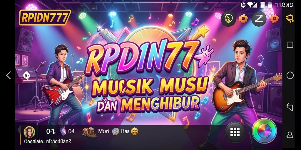 Screenshot gameplay RPIDN777 menampilkan keseruan bermain musik secara interaktif.